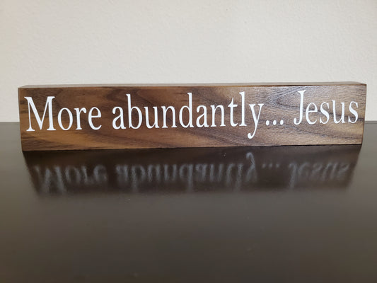 More Abundantly... Jesus Divine Fragments
